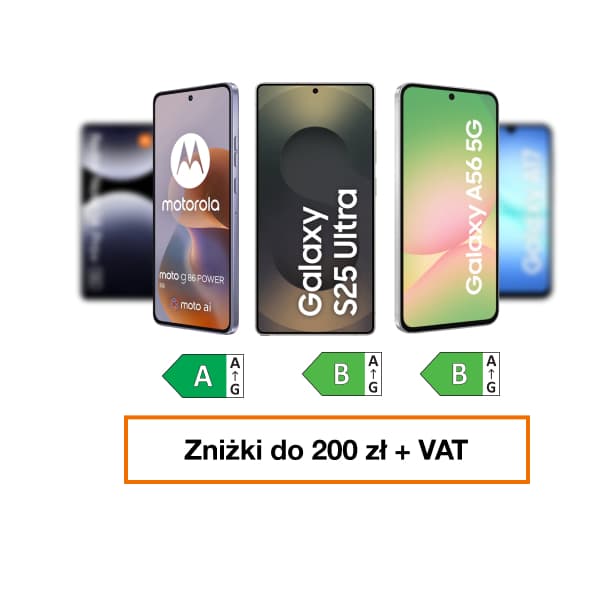 Nawet 200&nbsp;zł +&nbsp;VAT taniej na wybrane modele Samsung, Xiaomi i Motorola