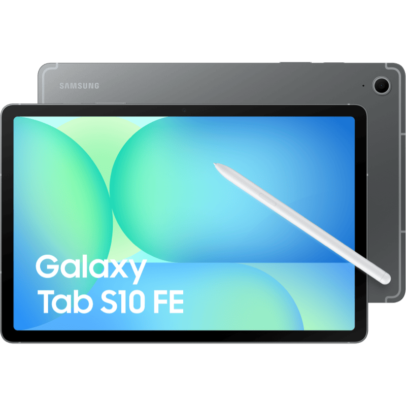 Tablet Samsung Galaxy S10FE 12/256 GB Wi-Fi szary front i tył