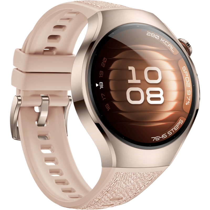 Huawei Watch 5 Elegant 42 mm eSIM beżowy front prawy obrót