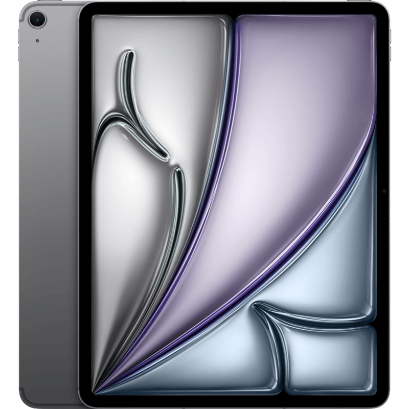 iPad Air 11″ (M3) eSIM 5G gwiezdna szarość front i tył